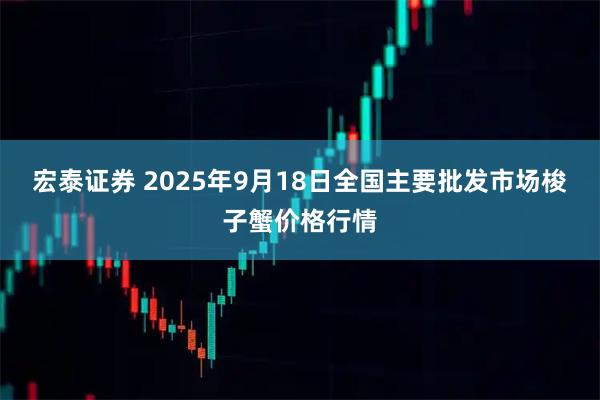 宏泰证券 2025年9月18日全国主要批发市场梭子蟹价格行情